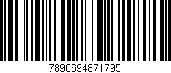 Código de barras (EAN, GTIN, SKU, ISBN): '7890694871795'