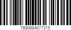 Código de barras (EAN, GTIN, SKU, ISBN): '7890694877315'