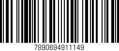 Código de barras (EAN, GTIN, SKU, ISBN): '7890694911149'