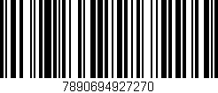 Código de barras (EAN, GTIN, SKU, ISBN): '7890694927270'