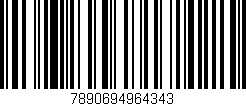 Código de barras (EAN, GTIN, SKU, ISBN): '7890694964343'