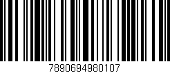 Código de barras (EAN, GTIN, SKU, ISBN): '7890694980107'