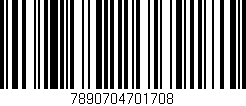 Código de barras (EAN, GTIN, SKU, ISBN): '7890704701708'