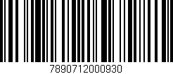 Código de barras (EAN, GTIN, SKU, ISBN): '7890712000930'