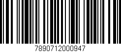 Código de barras (EAN, GTIN, SKU, ISBN): '7890712000947'