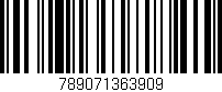 Código de barras (EAN, GTIN, SKU, ISBN): '789071363909'