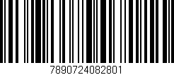 Código de barras (EAN, GTIN, SKU, ISBN): '7890724082801'