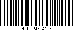 Código de barras (EAN, GTIN, SKU, ISBN): '7890724634185'