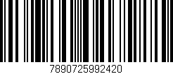 Código de barras (EAN, GTIN, SKU, ISBN): '7890725992420'
