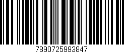 Código de barras (EAN, GTIN, SKU, ISBN): '7890725993847'