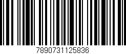 Código de barras (EAN, GTIN, SKU, ISBN): '7890731125836'