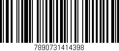 Código de barras (EAN, GTIN, SKU, ISBN): '7890731414398'