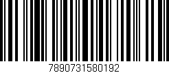 Código de barras (EAN, GTIN, SKU, ISBN): '7890731580192'