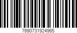 Código de barras (EAN, GTIN, SKU, ISBN): '7890731924965'