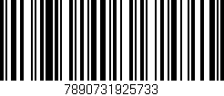 Código de barras (EAN, GTIN, SKU, ISBN): '7890731925733'