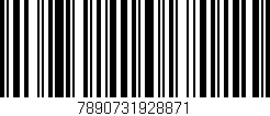 Código de barras (EAN, GTIN, SKU, ISBN): '7890731928871'