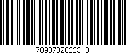 Código de barras (EAN, GTIN, SKU, ISBN): '7890732022318'
