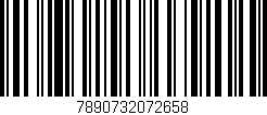Código de barras (EAN, GTIN, SKU, ISBN): '7890732072658'