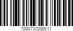 Código de barras (EAN, GTIN, SKU, ISBN): '7890732098511'