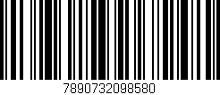 Código de barras (EAN, GTIN, SKU, ISBN): '7890732098580'