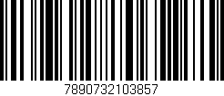 Código de barras (EAN, GTIN, SKU, ISBN): '7890732103857'