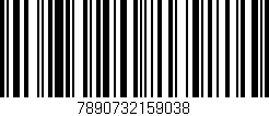Código de barras (EAN, GTIN, SKU, ISBN): '7890732159038'