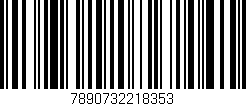Código de barras (EAN, GTIN, SKU, ISBN): '7890732218353'
