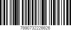Código de barras (EAN, GTIN, SKU, ISBN): '7890732228826'