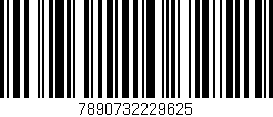 Código de barras (EAN, GTIN, SKU, ISBN): '7890732229625'