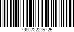 Código de barras (EAN, GTIN, SKU, ISBN): '7890732235725'