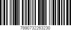 Código de barras (EAN, GTIN, SKU, ISBN): '7890732263230'
