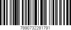 Código de barras (EAN, GTIN, SKU, ISBN): '7890732281791'