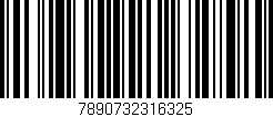 Código de barras (EAN, GTIN, SKU, ISBN): '7890732316325'