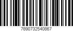 Código de barras (EAN, GTIN, SKU, ISBN): '7890732540867'