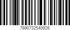 Código de barras (EAN, GTIN, SKU, ISBN): '7890732540928'