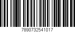 Código de barras (EAN, GTIN, SKU, ISBN): '7890732541017'