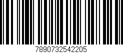 Código de barras (EAN, GTIN, SKU, ISBN): '7890732542205'
