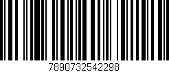 Código de barras (EAN, GTIN, SKU, ISBN): '7890732542298'