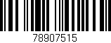 Código de barras (EAN, GTIN, SKU, ISBN): '78907515'