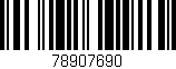 Código de barras (EAN, GTIN, SKU, ISBN): '78907690'