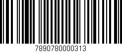 Código de barras (EAN, GTIN, SKU, ISBN): '7890780000313'
