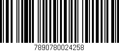 Código de barras (EAN, GTIN, SKU, ISBN): '7890780024258'