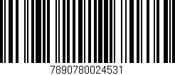 Código de barras (EAN, GTIN, SKU, ISBN): '7890780024531'