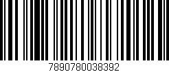 Código de barras (EAN, GTIN, SKU, ISBN): '7890780038392'