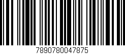 Código de barras (EAN, GTIN, SKU, ISBN): '7890780047875'