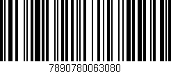 Código de barras (EAN, GTIN, SKU, ISBN): '7890780063080'