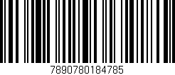 Código de barras (EAN, GTIN, SKU, ISBN): '7890780184785'