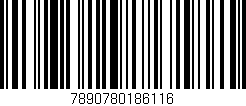 Código de barras (EAN, GTIN, SKU, ISBN): '7890780186116'