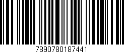 Código de barras (EAN, GTIN, SKU, ISBN): '7890780187441'