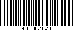 Código de barras (EAN, GTIN, SKU, ISBN): '7890780218411'